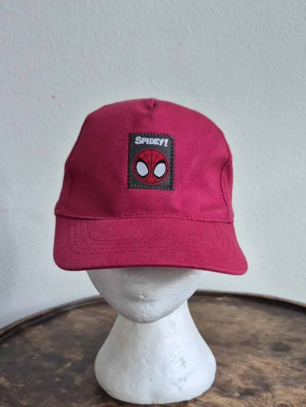 Marvel SPIDEY Boys Adjustable Baseball Cap, red